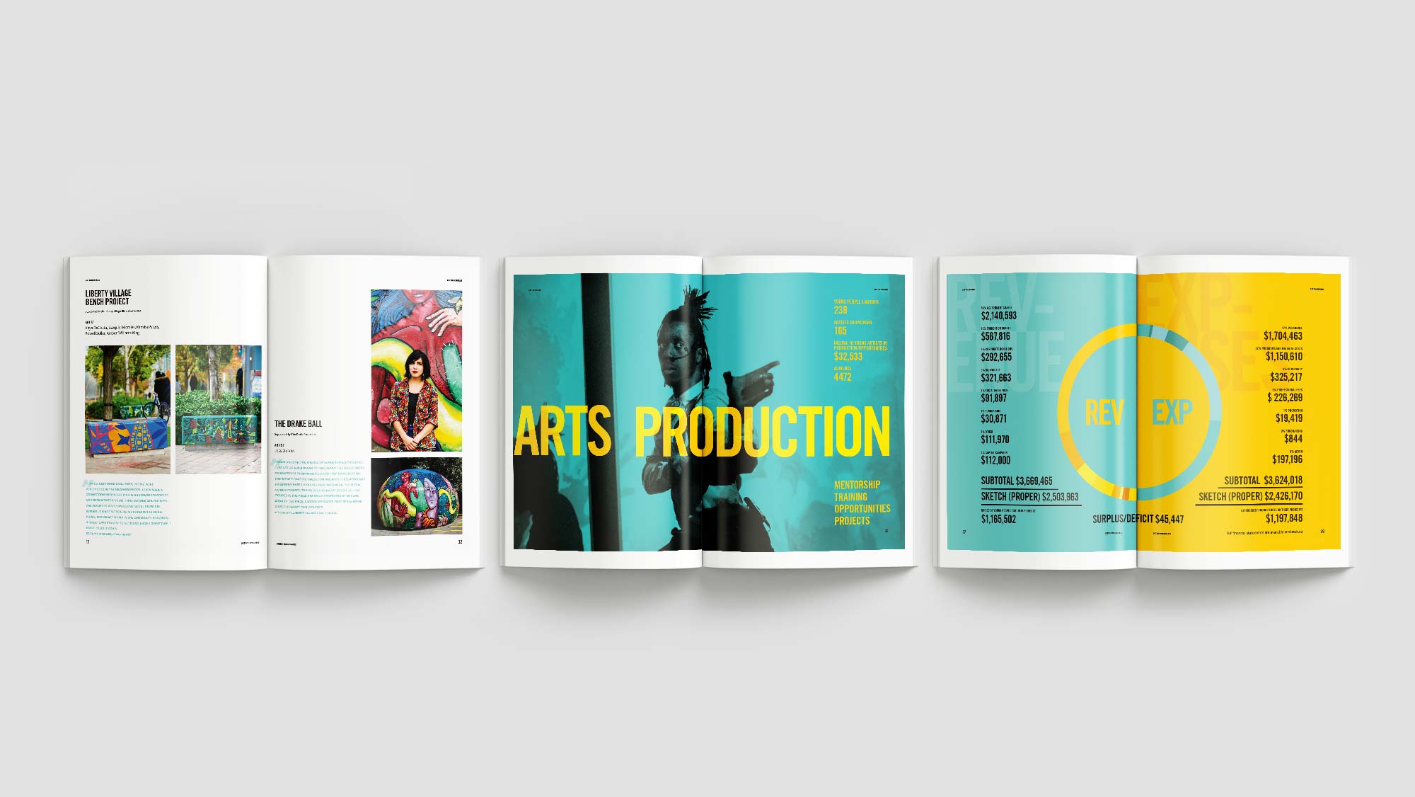 Charity Annual Report Book Design